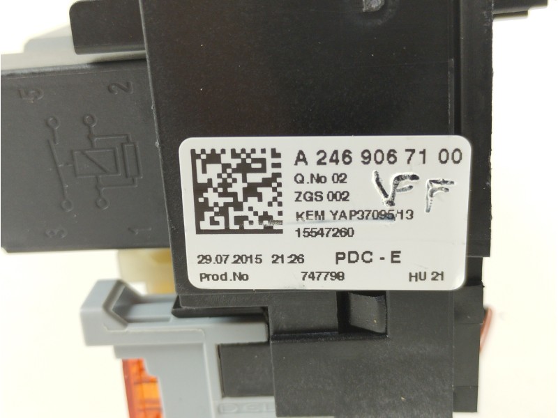 Recambio de caja reles / fusibles para mercedes-benz clase b (w246) b 200 cdi (246.208) referencia OEM IAM A2469067100  