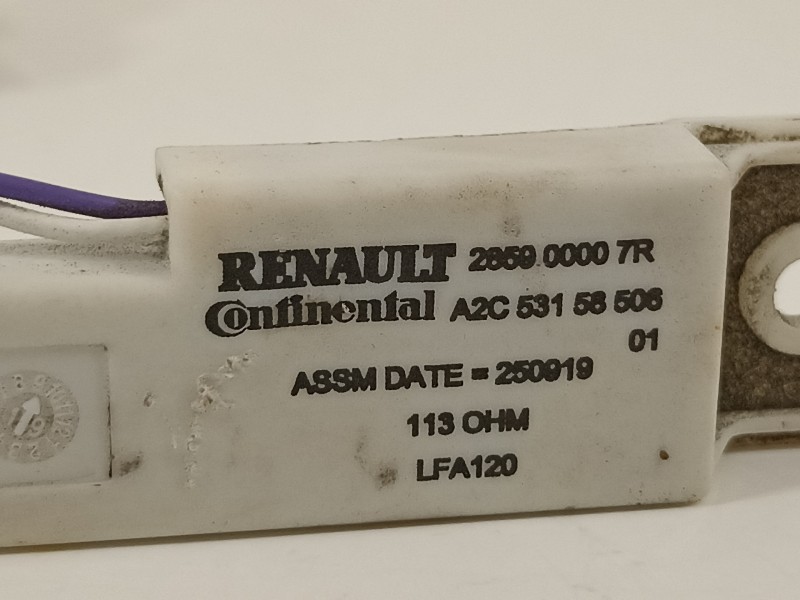 Recambio de antena para renault talisman business referencia OEM IAM 285900007R  