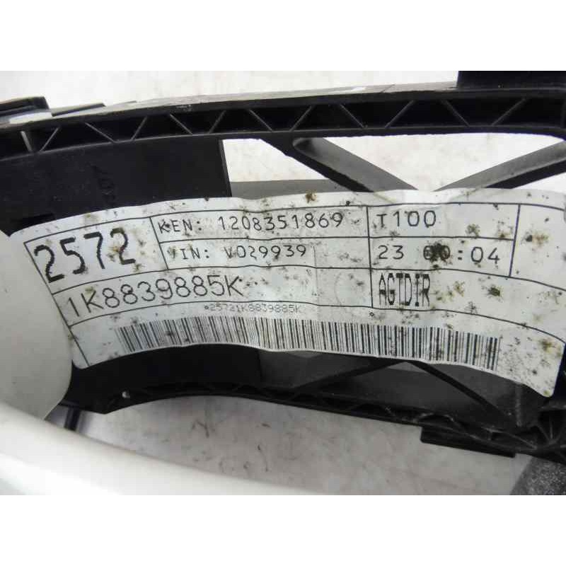 Recambio de maneta exterior delantera derecha para volkswagen scirocco (137) 2.0 tdi (125kw) referencia OEM IAM 1K8839885K  