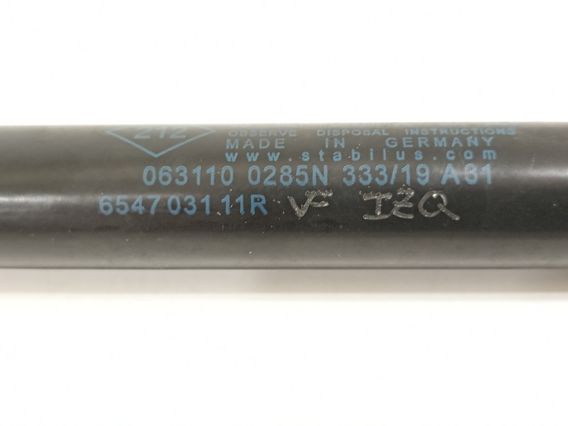 Recambio de bisagra capot para renault talisman business referencia OEM IAM 654019576R 654703111R 654703111R