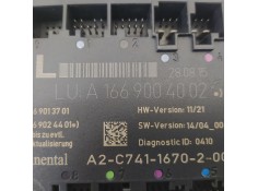 Recambio de modulo confort para mercedes-benz clase b (w246) b 200 cdi (246.208) referencia OEM IAM A1669004002 A1669013701 A166 2