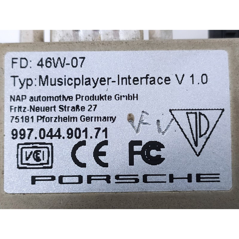 Recambio de modulo electronico para porsche boxster (tipo 987) básico referencia OEM IAM 99704490171  