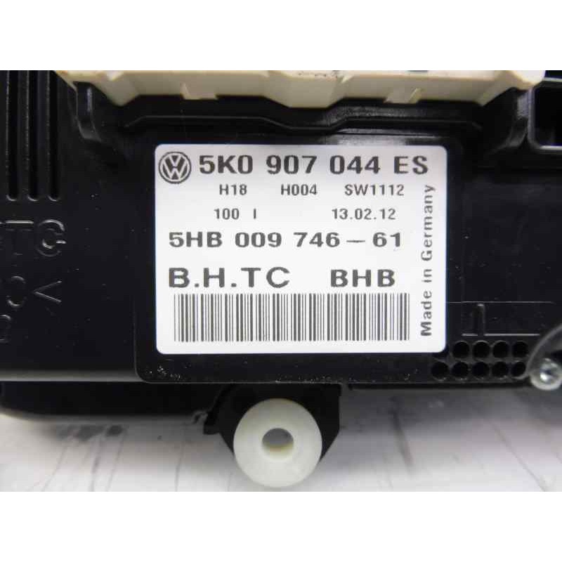 Recambio de mando climatizador para volkswagen scirocco (137) 2.0 tdi (125kw) referencia OEM IAM 5K0907044ES 5HB009746-01 