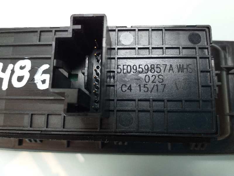 Recambio de mando elevalunas delantero izquierdo para skoda octavia combi (5e5) ambition referencia OEM IAM 5E0959857A  
