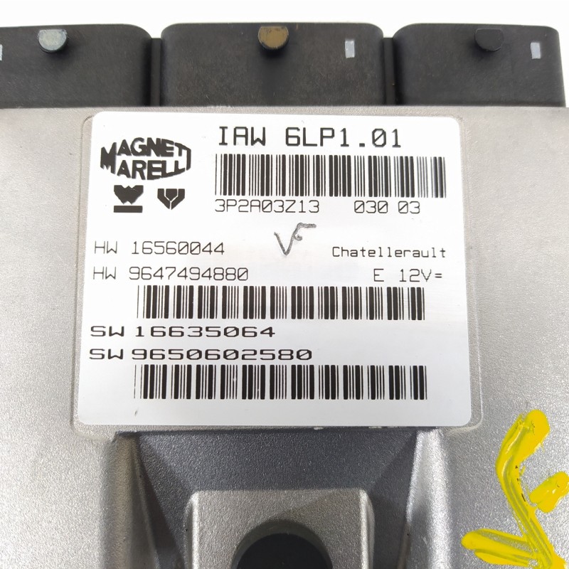 Recambio de centralita motor uce para peugeot 307 break / sw (s1) sw referencia OEM IAM 9650602580 9647494880 IAW6LP101