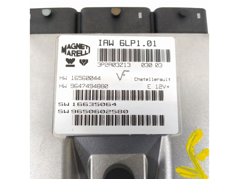 Recambio de centralita motor uce para peugeot 307 break / sw (s1) sw referencia OEM IAM 9650602580 9647494880 IAW6LP101