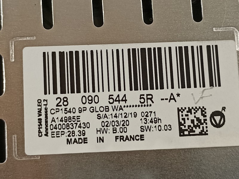 Recambio de pantalla multifuncion para renault talisman business referencia OEM IAM 280905445R  