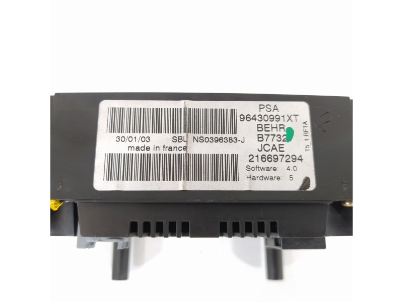 Recambio de mando climatizador para peugeot 307 break / sw (s1) sw referencia OEM IAM 96430991XT  