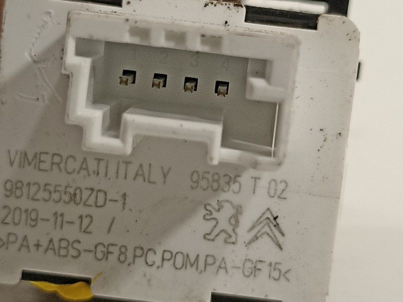 Recambio de mando multifuncion para citroën jumpy fugón club m referencia OEM IAM 98125550ZD  