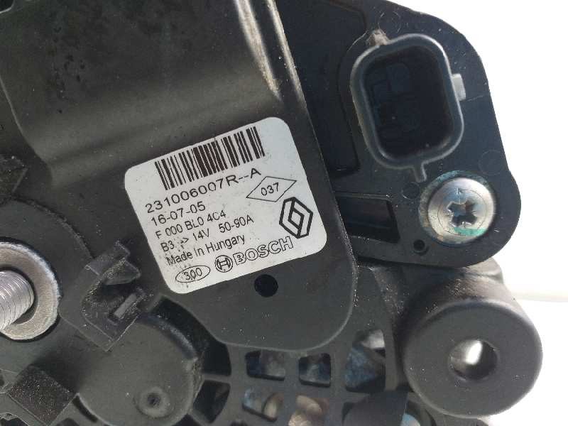 Recambio de alternador para renault clio iv zen referencia OEM IAM 231006007R  