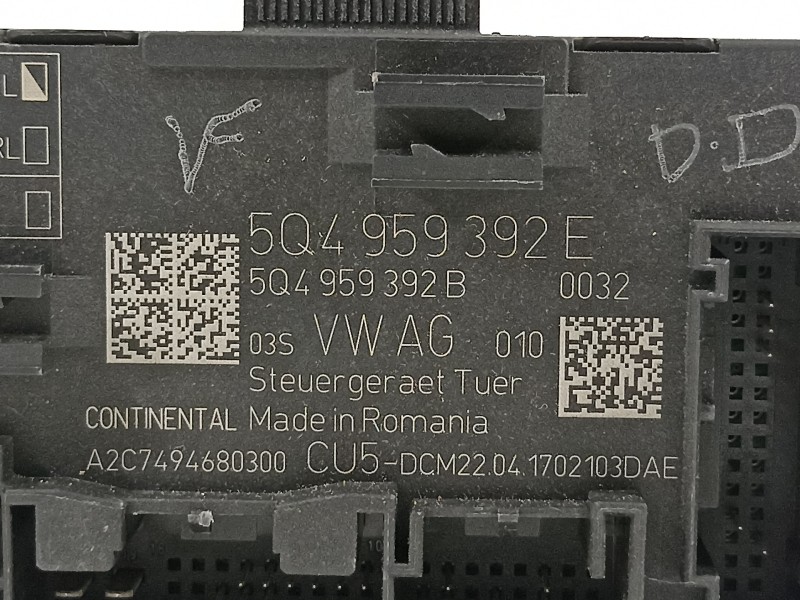 Recambio de modulo confort para skoda octavia combi (5e5) ambition referencia OEM IAM 5Q4959392E  