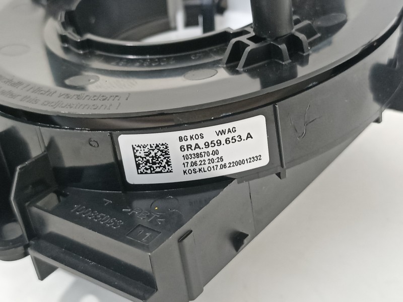 Recambio de anillo airbag para seat arona xperience referencia OEM IAM 6RA959653A  