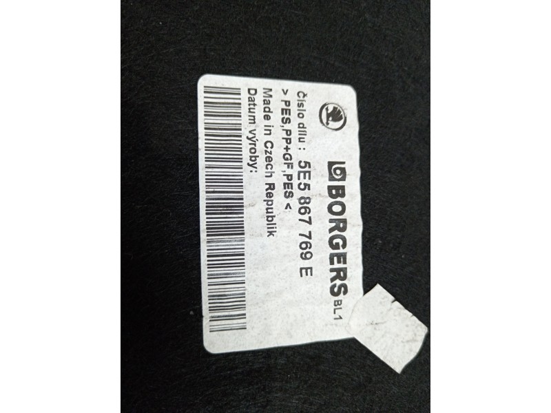 Recambio de bandeja trasera para skoda octavia lim. (5e3) ambition referencia OEM IAM 5E5867769E  