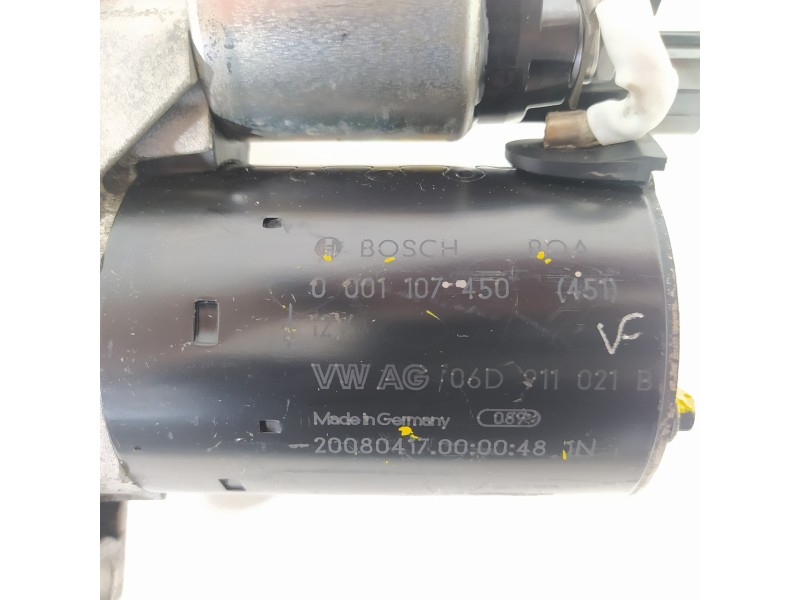 Recambio de motor arranque para audi a4 ber. (b8) básico referencia OEM IAM 06D911021B 0001107450 