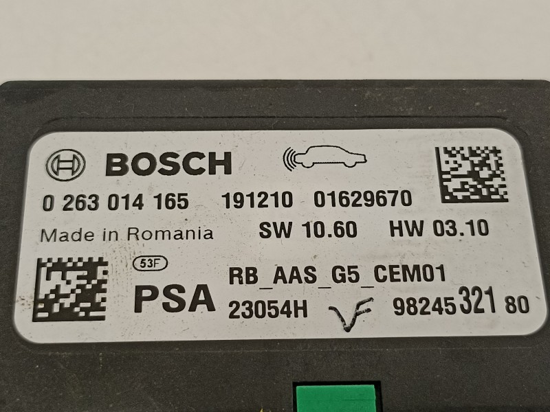 Recambio de modulo electronico para citroën jumpy fugón club m referencia OEM IAM 9824532180  