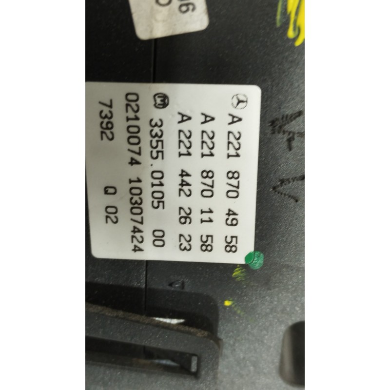 Recambio de mando climatizador para mercedes-benz clase s (w221) berlina 500 l (221.171) referencia OEM IAM A2218704958 A2218701