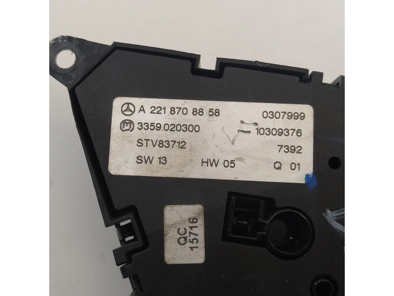 Recambio de mando multifuncion para mercedes-benz clase s (w221) berlina 500 l (221.171) referencia OEM IAM A2218708858  