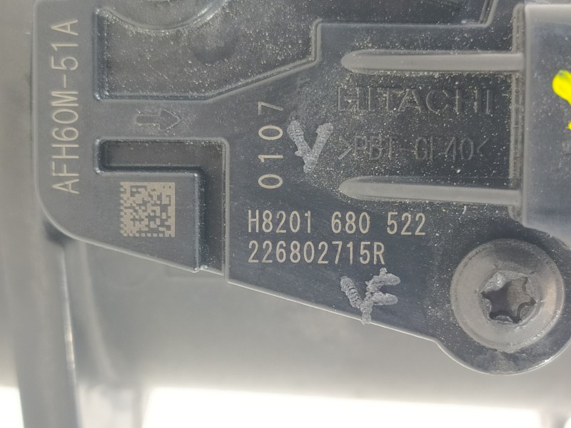 Recambio de caudalimetro para dacia duster ii prestige 4wd referencia OEM IAM 165769677R 226802715R 