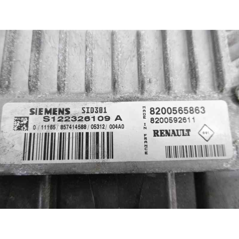 Recambio de centralita motor uce para renault megane ii berlina 5p emotion referencia OEM IAM 8200565863 8200592611 S122326109A