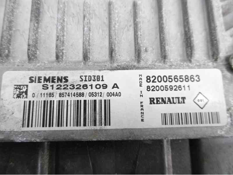 Recambio de centralita motor uce para renault megane ii berlina 5p emotion referencia OEM IAM 8200565863 8200592611 S122326109A