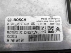 Recambio de centralita motor uce para citroën c3 exclusive referencia OEM IAM 9676830080 9666729580 0281017600 2