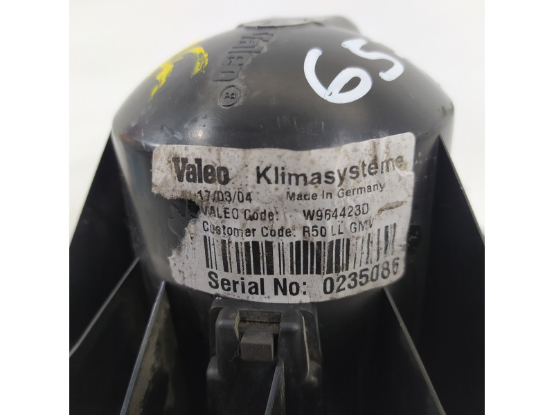 Recambio de ventilador calefaccion para mini mini (r50,r53) cooper s referencia OEM IAM W964423D  