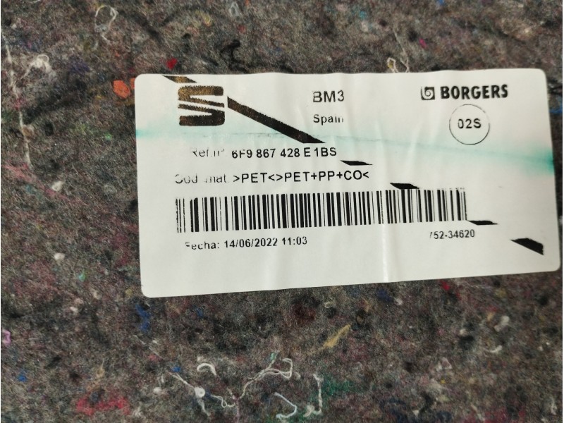 Recambio de no identificado para seat arona xperience referencia OEM IAM 6F9867427  