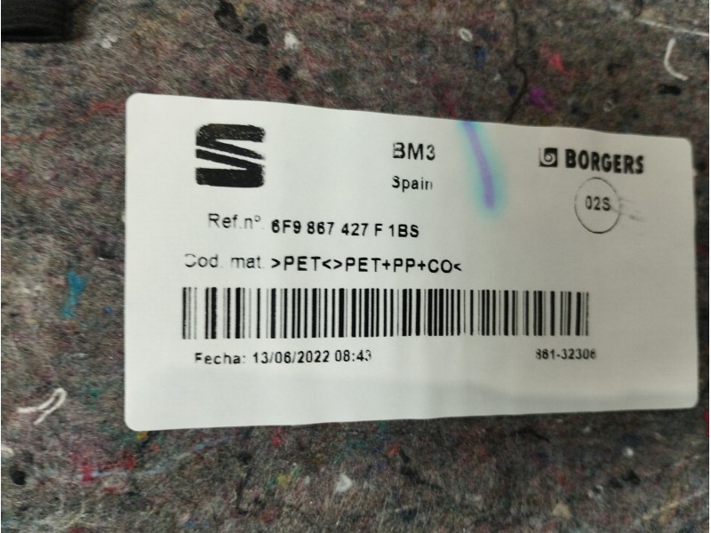 Recambio de no identificado para seat arona xperience referencia OEM IAM 6F9867427  