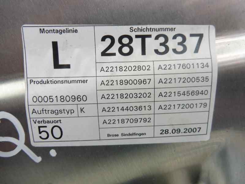 Recambio de elevalunas delantero izquierdo para mercedes-benz clase s (w221) berlina 500 l (221.171) referencia OEM IAM 22182028