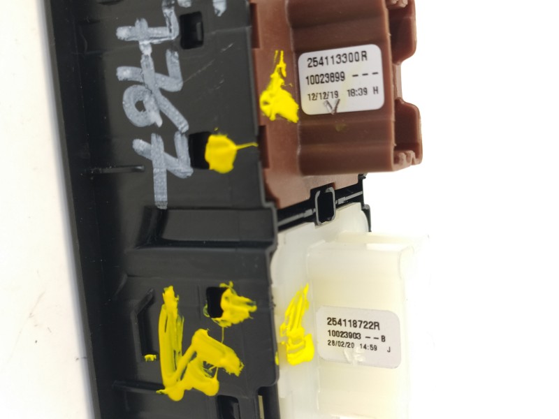 Recambio de mando elevalunas delantero izquierdo para dacia duster ii prestige 4wd referencia OEM IAM 254118722R 254113300R 