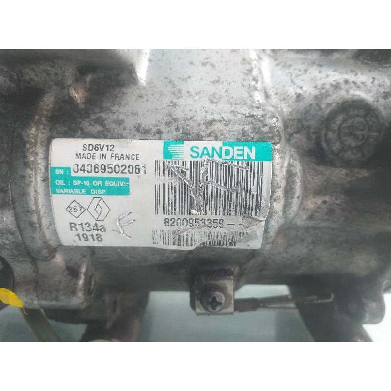 Recambio de compresor aire acondicionado para renault kangoo furgón confort referencia OEM IAM 8200953359 04069502061 