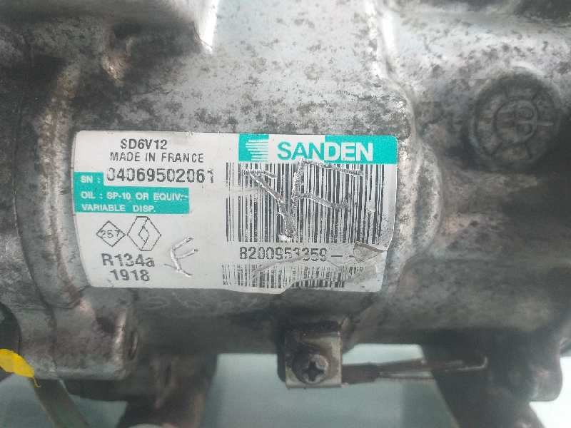 Recambio de compresor aire acondicionado para renault kangoo furgón confort referencia OEM IAM 8200953359 04069502061 