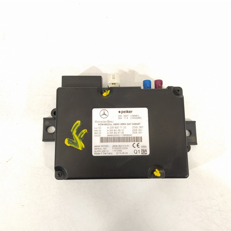 Recambio de modulo electronico para mercedes-benz clase b (w246) b 200 cdi (246.208) referencia OEM IAM A2059007123 A2059016810 