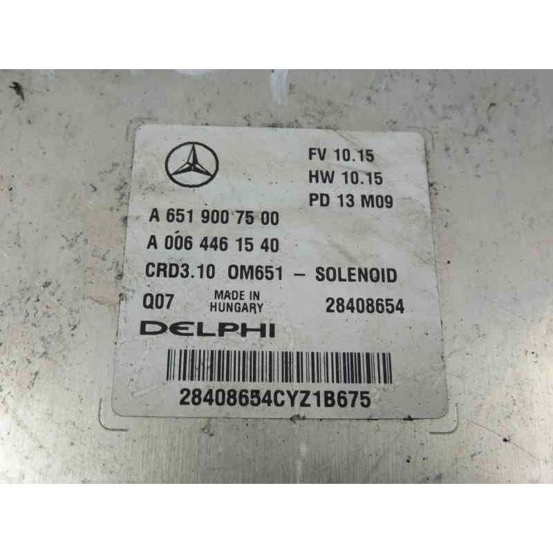 Recambio de centralita motor uce para mercedes-benz clase c (w204) lim. c 220 cdi blueefficiency (204.002) referencia OEM IAM A6