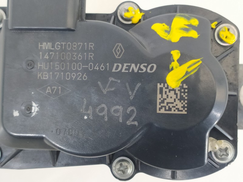 Recambio de valvula egr para dacia dokker essential referencia OEM IAM 147100361R  