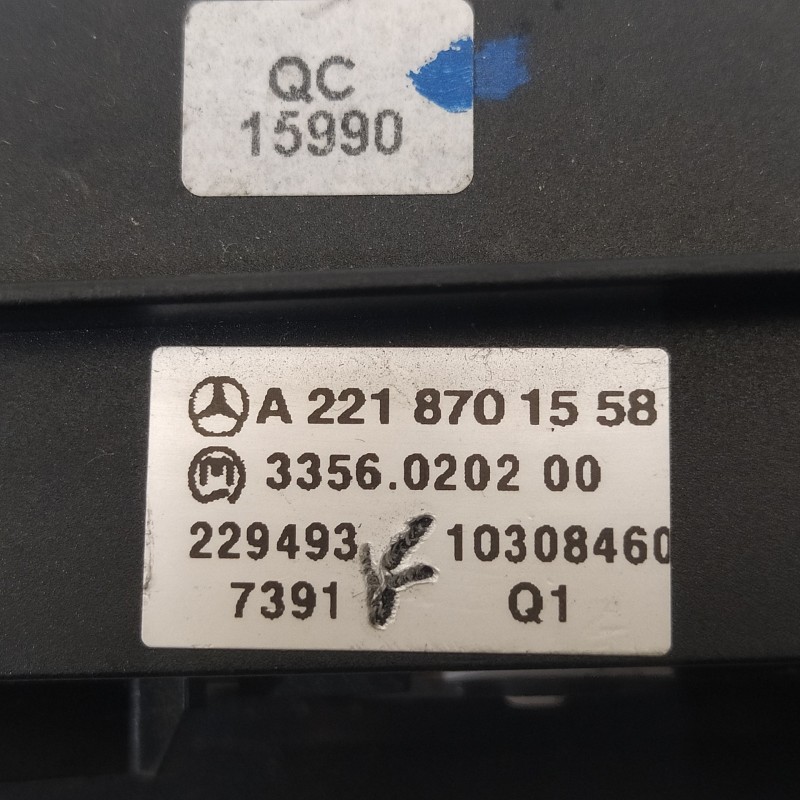 Recambio de mando multifuncion para mercedes-benz clase s (w221) berlina 500 l (221.171) referencia OEM IAM A2218701558  