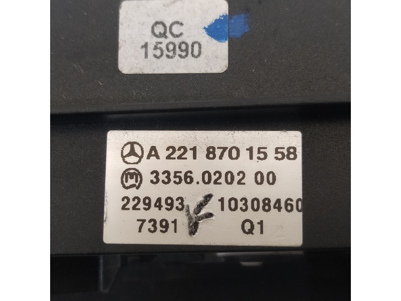 Recambio de mando multifuncion para mercedes-benz clase s (w221) berlina 500 l (221.171) referencia OEM IAM A2218701558  