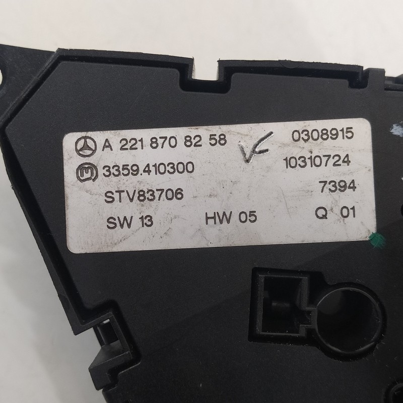 Recambio de mando multifuncion para mercedes-benz clase s (w221) berlina 500 l (221.171) referencia OEM IAM A2218708258  