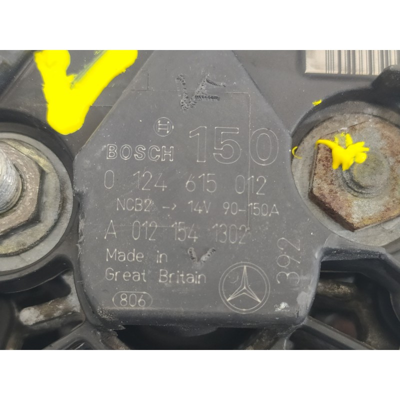 Recambio de alternador para mercedes-benz clase sl (w230) roadster 500 (230.475) referencia OEM IAM A0121541302 0124615012 