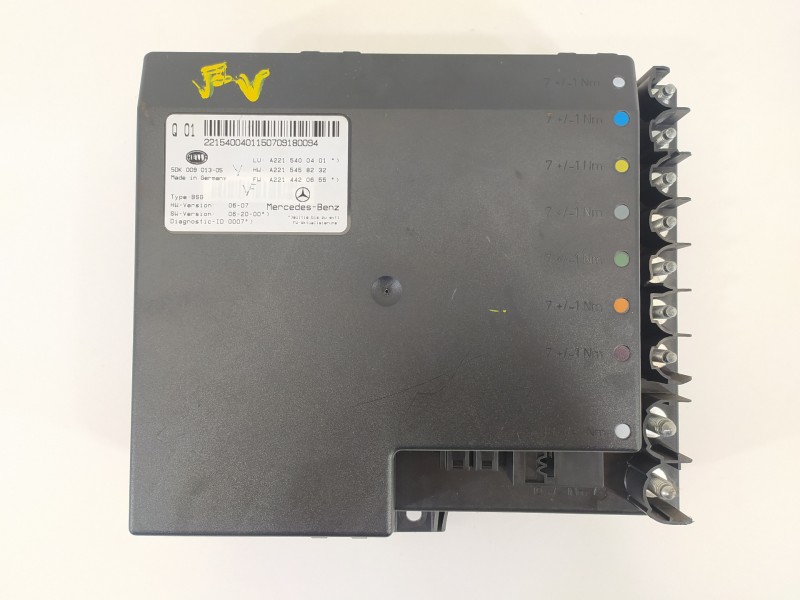 Recambio de caja reles / fusibles para mercedes-benz clase s (w221) berlina 500 l (221.171) referencia OEM IAM A2215400401 5DK00