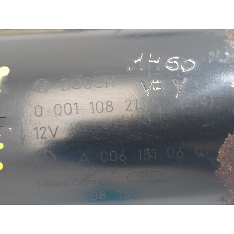 Recambio de motor arranque para mercedes-benz clase sl (w230) roadster 500 (230.475) referencia OEM IAM A0061510601 0001108213 