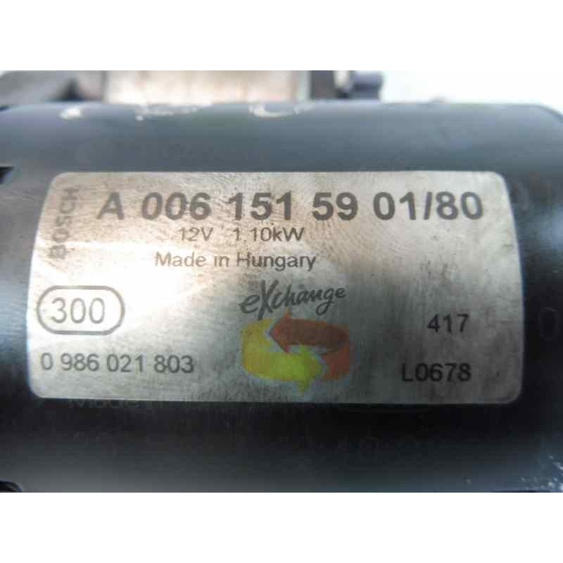 Recambio de motor arranque para mercedes-benz clase s (w221) berlina 500 l (221.171) referencia OEM IAM A0061515901 0986021803 