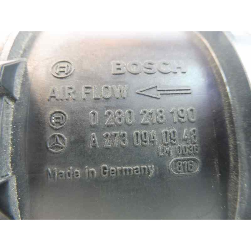 Recambio de caudalimetro para mercedes-benz clase s (w221) berlina 500 l (221.171) referencia OEM IAM A2730940948 0280218190 F00