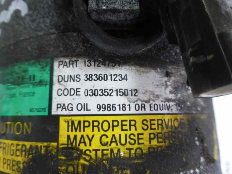 Recambio de compresor aire acondicionado para opel astra h berlina essentia referencia OEM IAM 13124751  