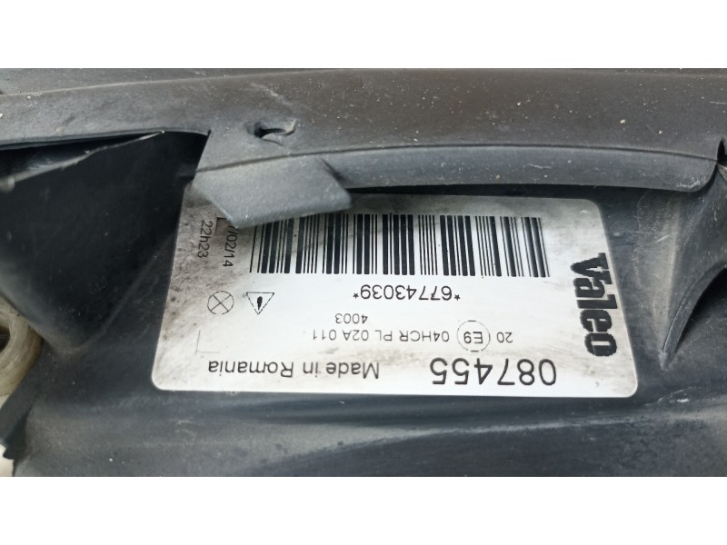 Recambio de faro izquierdo para opel vectra b berlina básico (1999) referencia OEM IAM 087455  
