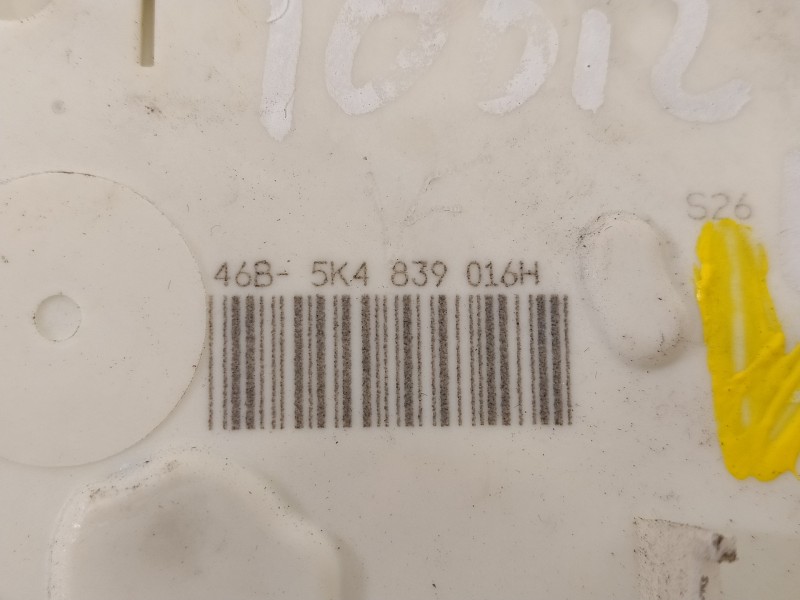 Recambio de cerradura puerta trasera derecha para volkswagen golf vi (5k1) rabbit bluemotion referencia OEM IAM 5K4839016H  