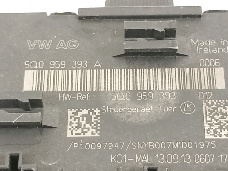 Recambio de modulo confort para volkswagen golf vii lim. advance bluemotion referencia OEM IAM 5Q0959393A 5Q0959393 