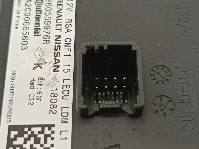 Recambio de centralita faros xenon para renault captur limited referencia OEM IAM 260559976R  