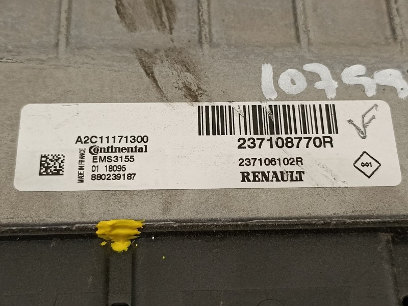 Recambio de centralita motor uce para renault captur limited referencia OEM IAM 237108770R  
