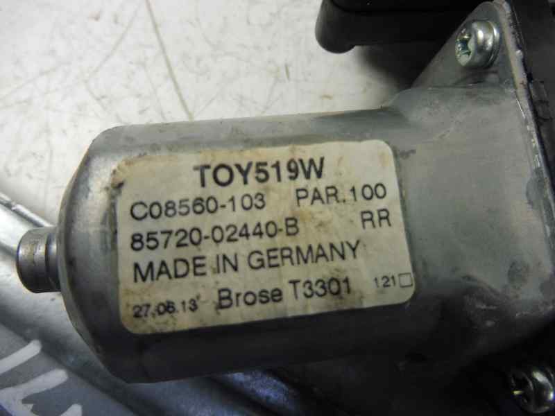 Recambio de elevalunas trasero derecho para toyota auris hybrid advance referencia OEM IAM 8570202020 8572002440 